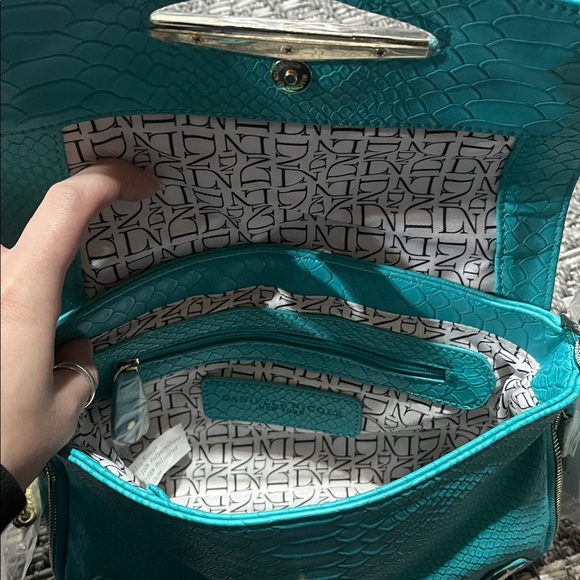 Danielle Nicole | Teal Peyton Shoulder Bag - Picture 8 of 16